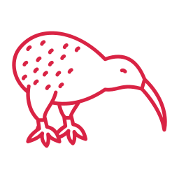 kiwi new zealand bird icon