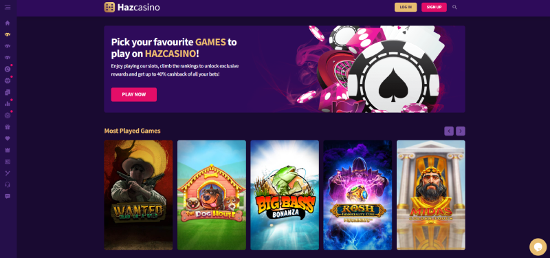 haz online casino games