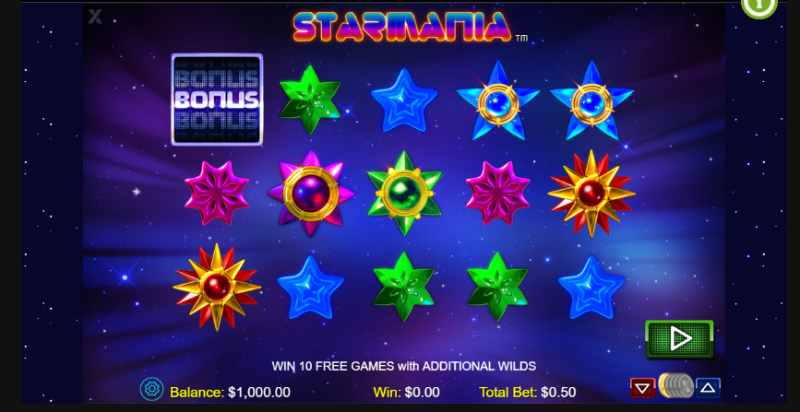 Starmania slot online casino game