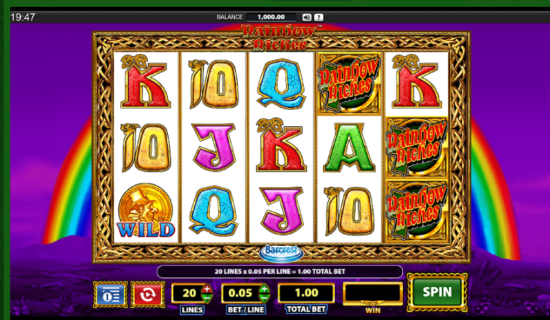 rainbow riches slot online casino game