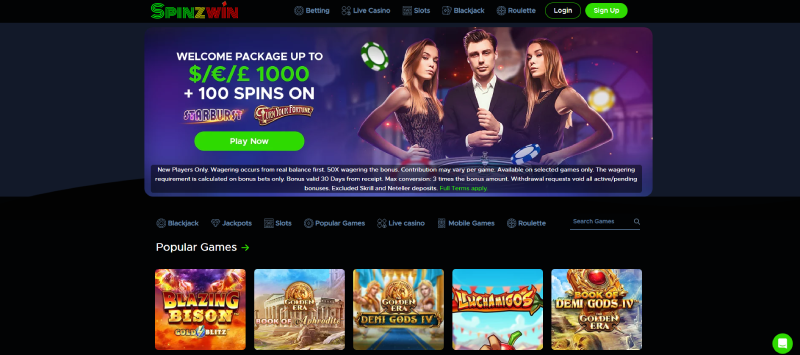 spinzwin online casino new zealand