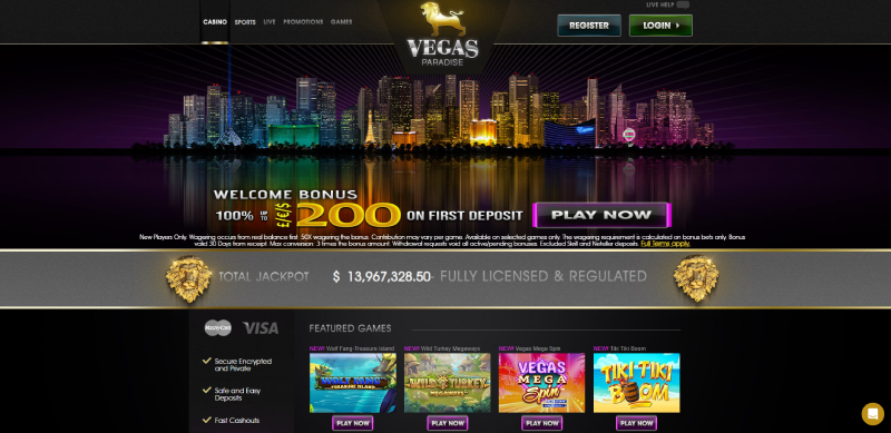 vegas paradise online casino new zealand