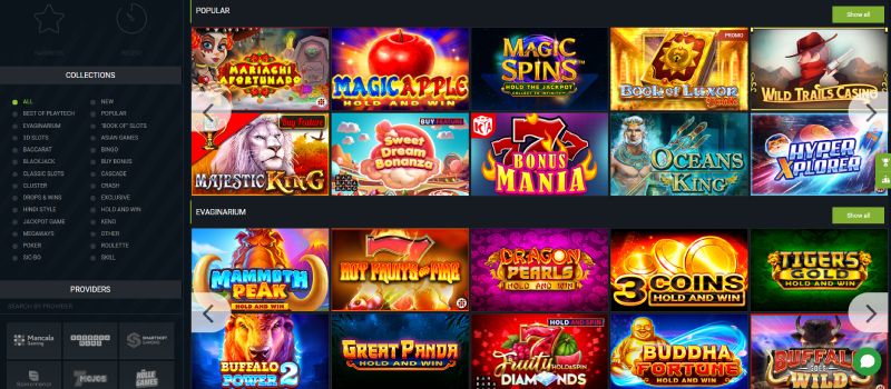 1xbet online casino games