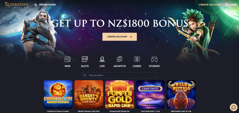 queenspins online casino new zealand